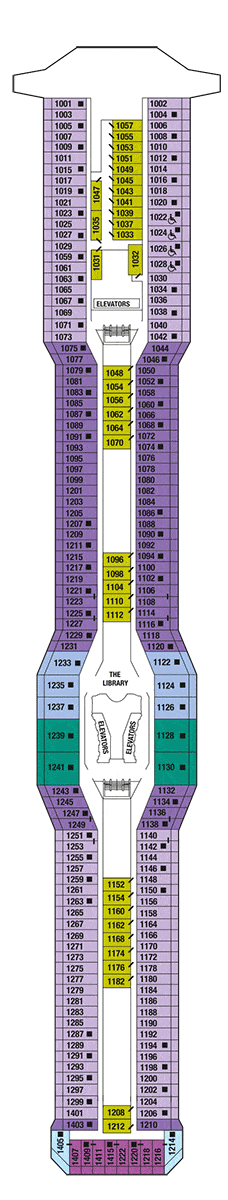 Celebrity Reflection Deck Plan & Cabin Plan