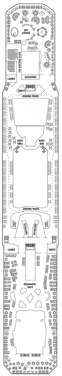 Celebrity Silhouette Deck Plan And Cabin Plan