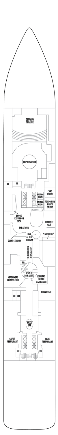 Norwegian Getaway Deck Plan & Cabin Plan