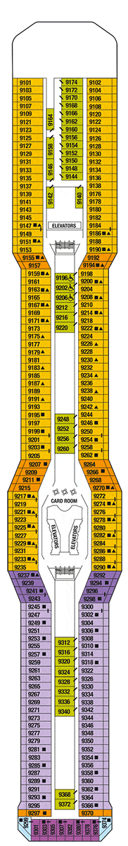 Celebrity Equinox Deck plan & cabin plan