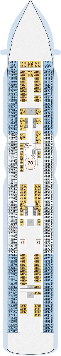 Aidaprima Deck Plan & Cabin Plan