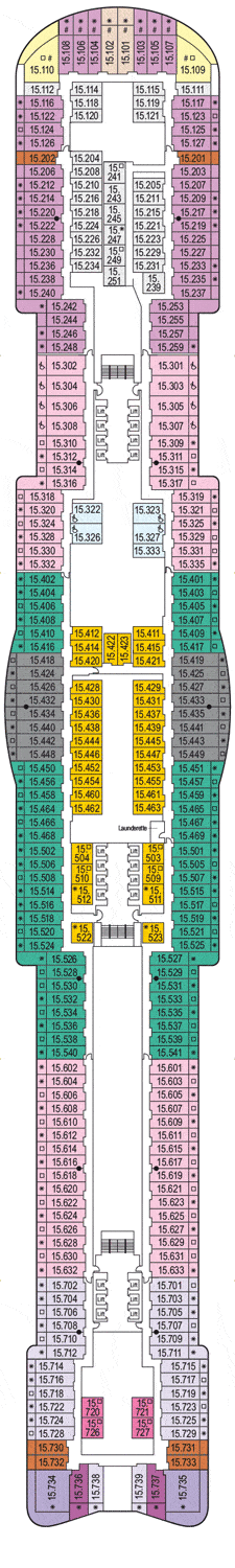 Arvia Deck Plan & Cabin Plan