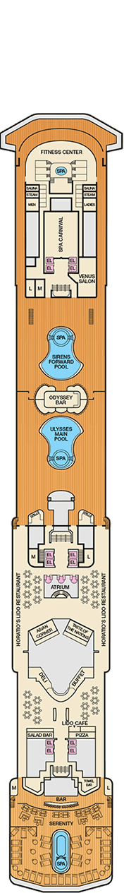 Carnival Miracle, Deck Plans, Activities & Sailings