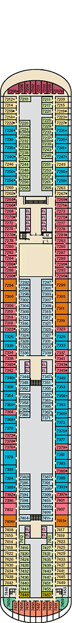 Carnival Panorama Deck Plan & Cabin Plan