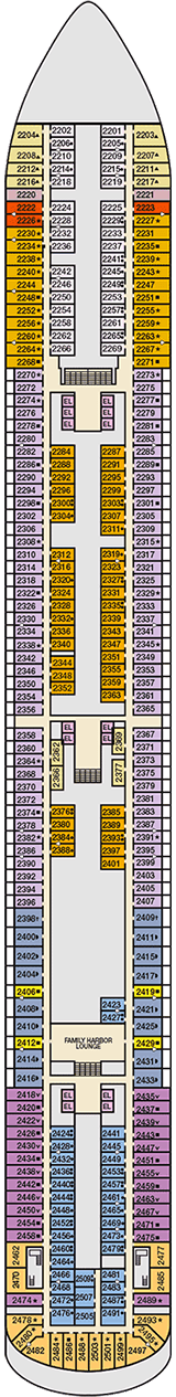 Carnival Vista Floor Plan Deck 2 | Floor Roma