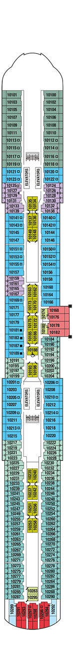 Celebrity Ascent Deck plan & cabin plan