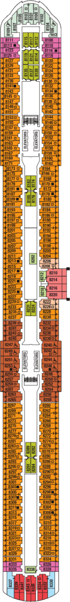 Celebrity Beyond Deck Plan & Cabin Plan