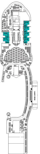 Celebrity Beyond Deck plan & cabin plan