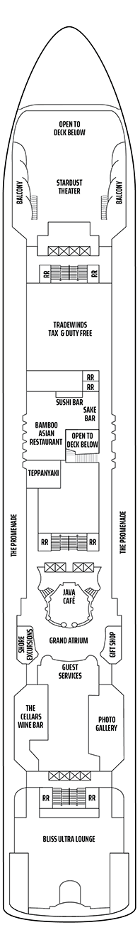 Norwegian Dawn Deck Plan & Cabin Plan