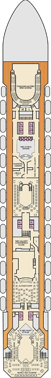 Carnival Conquest Deck plan & cabin plan