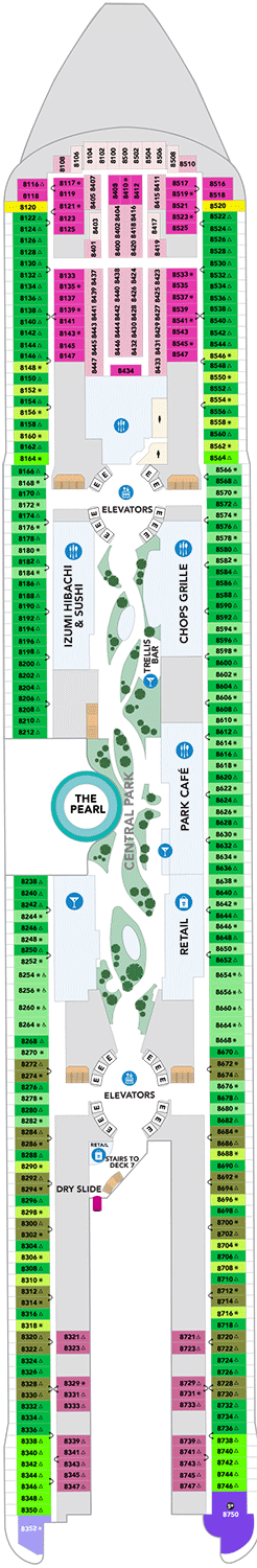 Icon Of The Seas Deck Plan And Cabin Plan 