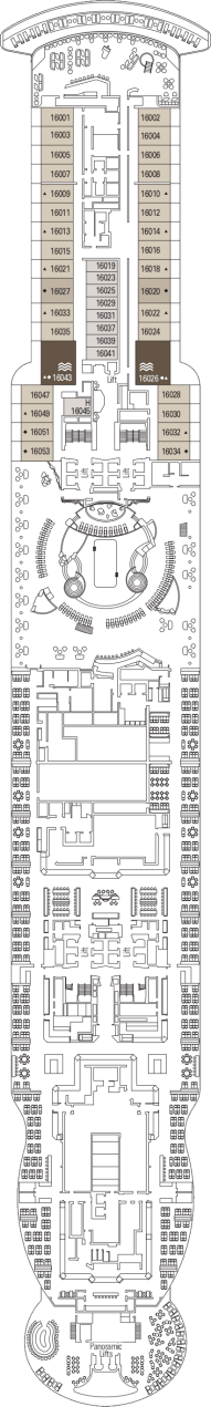 MSC Seascape Deck plan & cabin plan