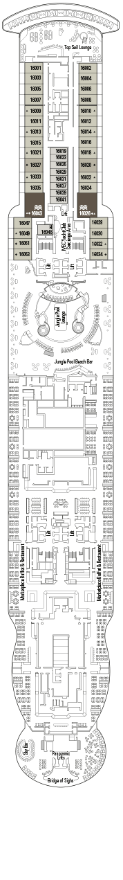 Msc Seashore Deck Plan And Cabin Plan 7183