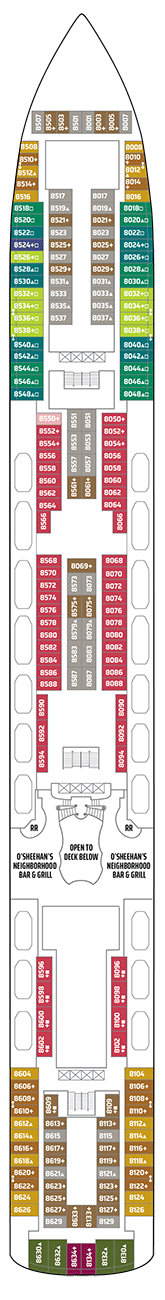 Norwegian Pearl Deck Plan & Cabin Plan