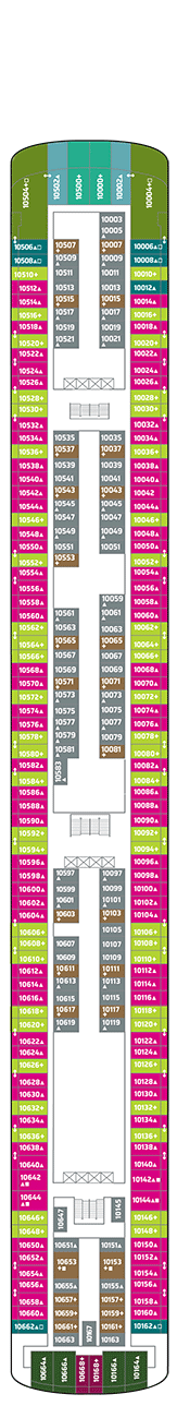 Norwegian Pearl Deck Plan & Cabin Plan