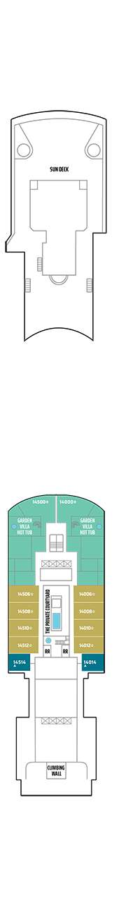 Norwegian Pearl Deck plan & cabin plan