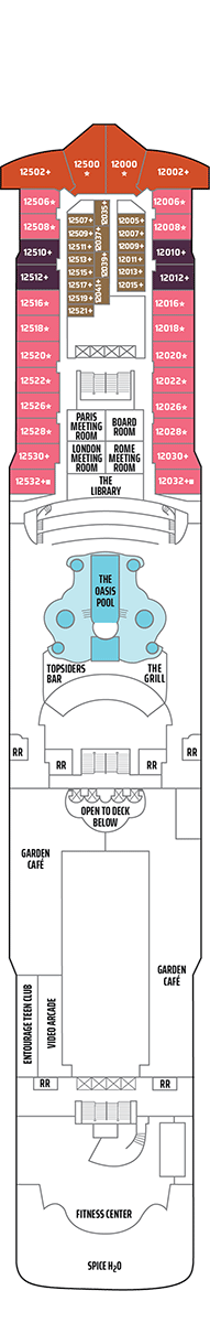 Norwegian Star Deck plan & cabin plan