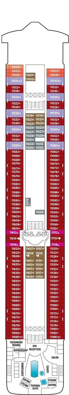 Norwegian Escape Deck 11 Floor Plan | Floor Roma