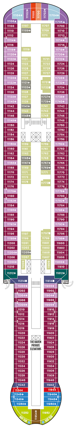 Norwegian Escape Deck 11 Floor Plan | Floor Roma