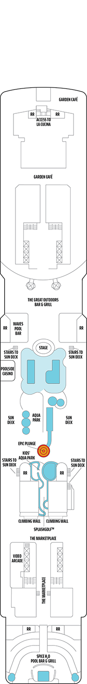 Norwegian Epic Deck plan & cabin plan