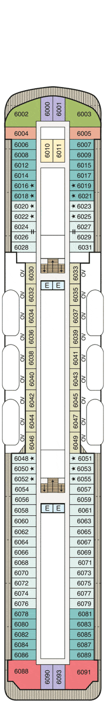 Nautica Deck plan & cabin plan