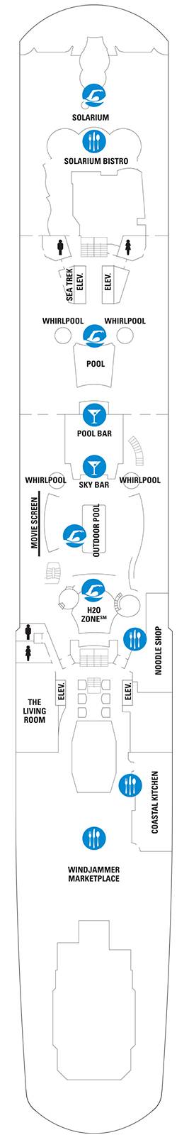 Quantum of the Seas Deck plan & cabin plan