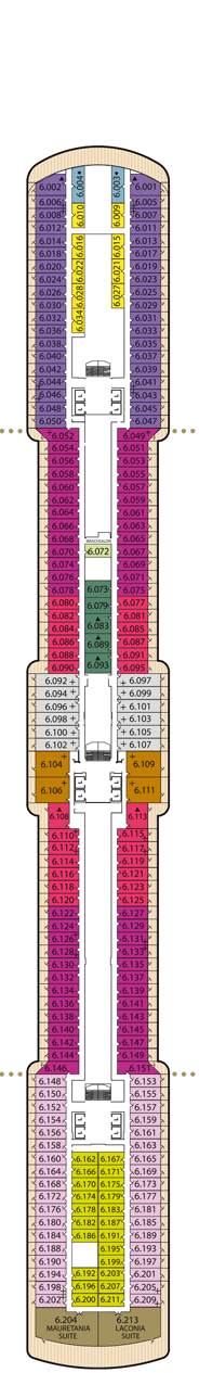 Queen Victoria Deck Plan & Cabin Plan