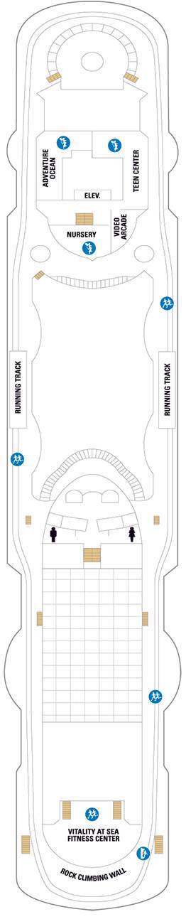 Rhapsody of the Seas Deck plan & cabin plan