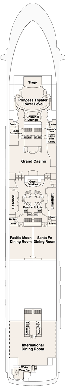 Sapphire Princess Deck Plan And Cabin Plan