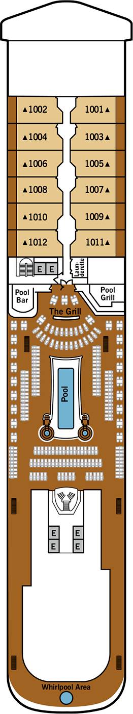 Silver Dawn Deck plan & cabin plan