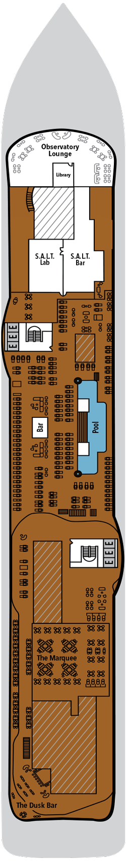 Silver Nova Deck plan & cabin plan