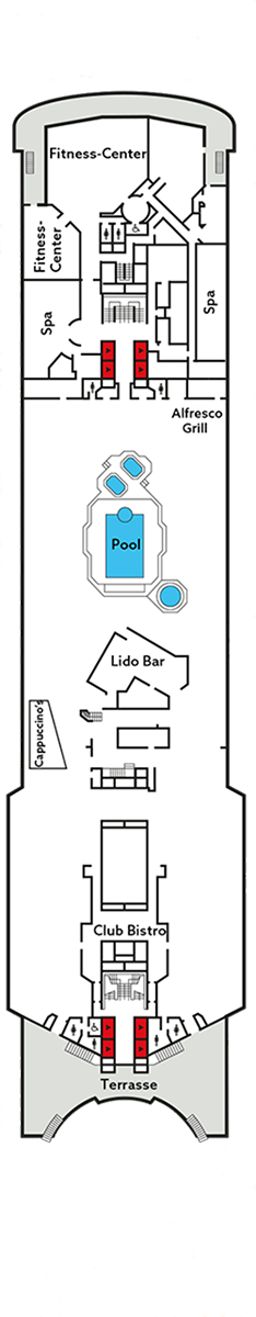 Vasco da Gama Deck plan & cabin plan