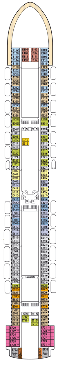 ventura cruise ship cabin plan