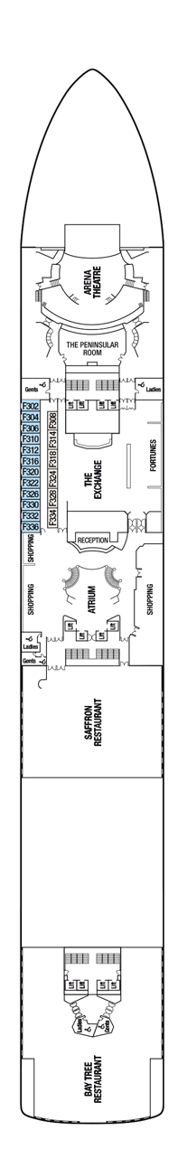 Ventura Deck plan & cabin plan