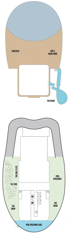 Norwegian Viva Deck plan & cabin plan