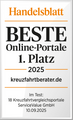 1. Platz Beste Online-Portale Handelsblatt