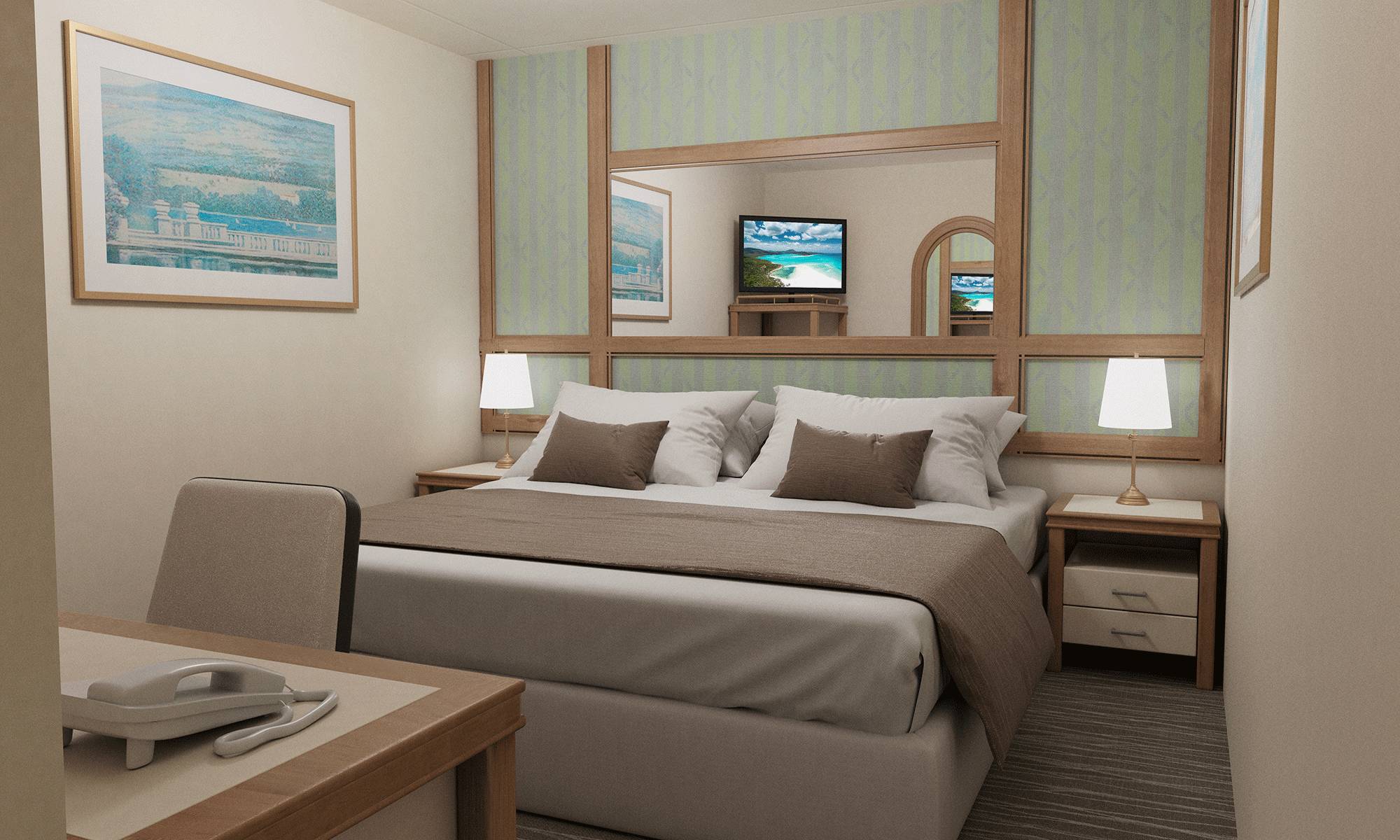 Carnival Adventure interior stateroom category 4A