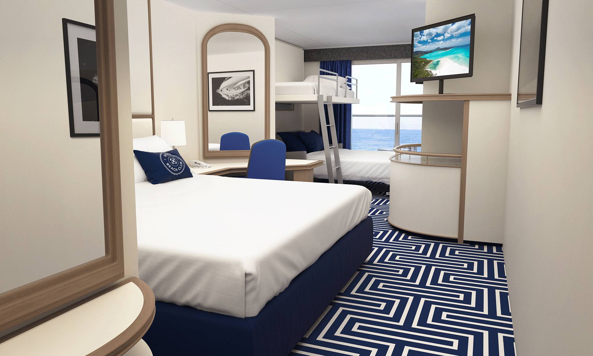 Carnival Adventure Byron Beach Ocean Suite category BY