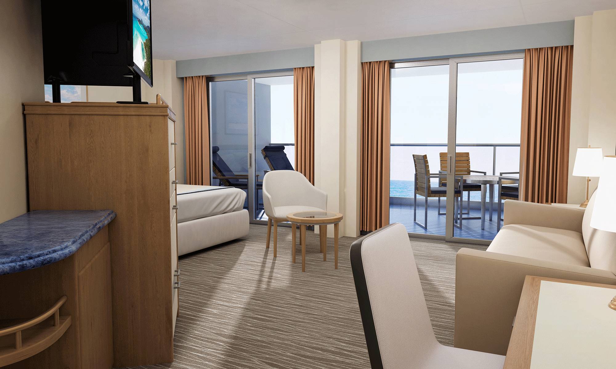 Carnival Encounter Byron Beach Vista Suite category VB