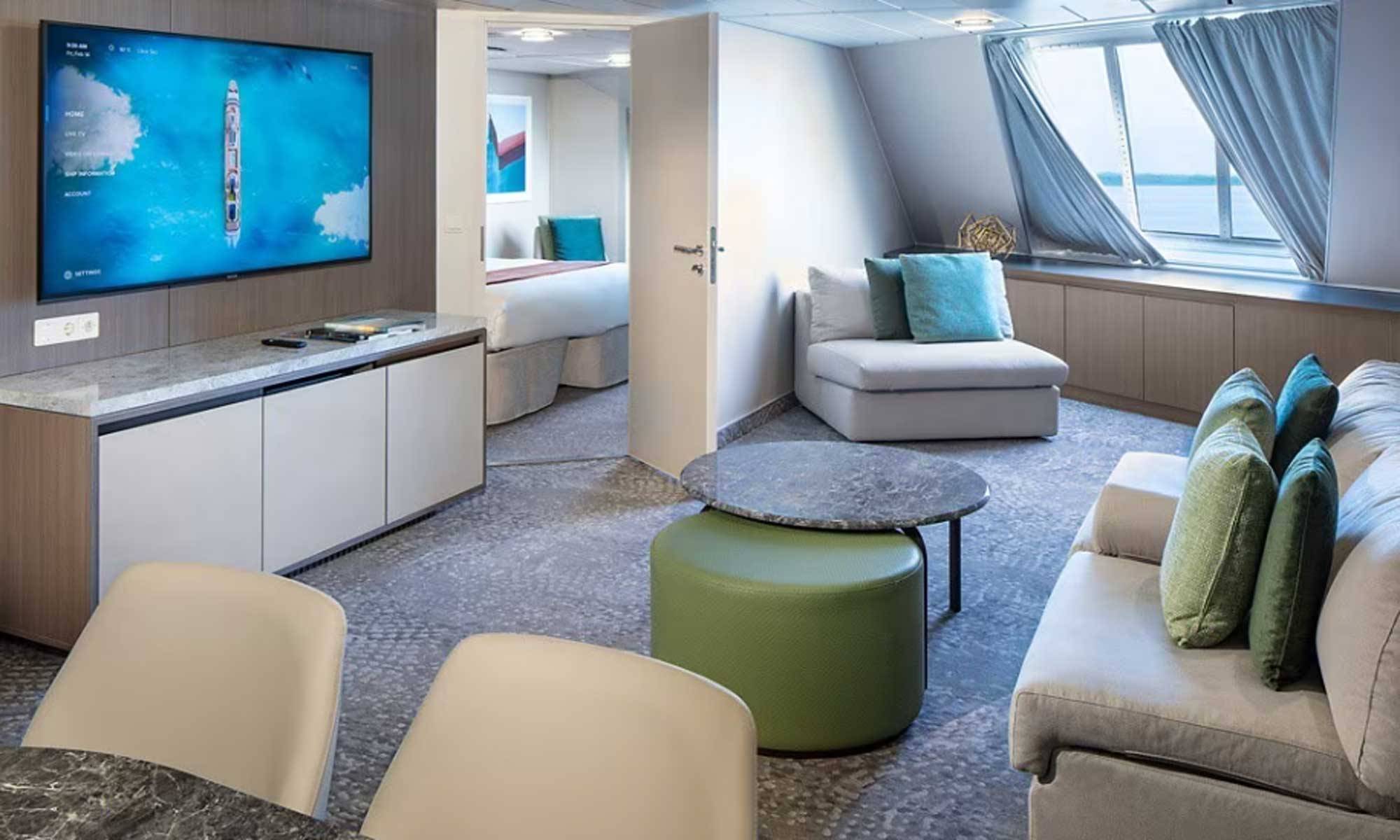 Celebrity Eclipse Horizon Suite living room