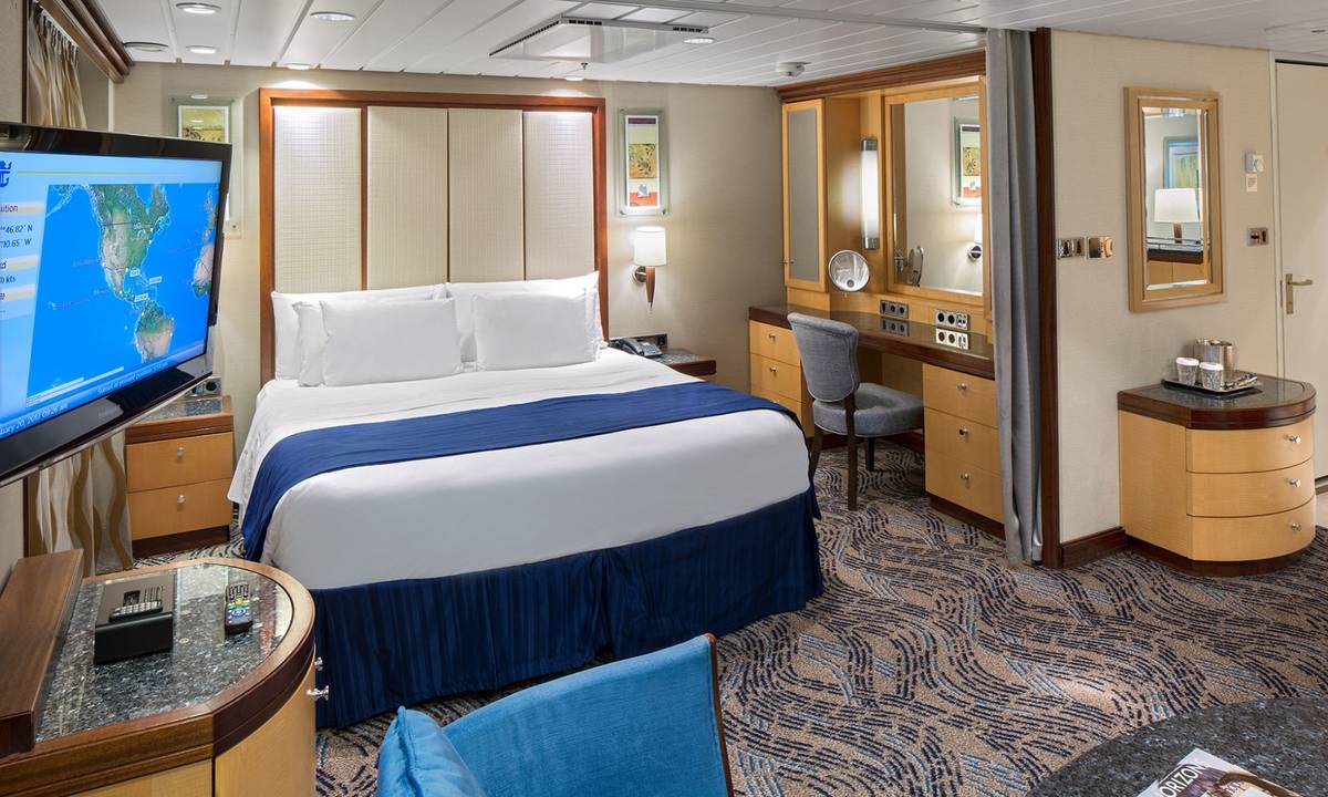 Navigator of the Seas Grand Suite Schlafbereich
