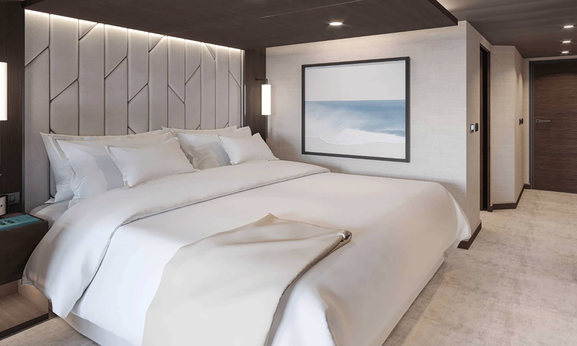 Ocean Grand Terrace Suite Bett