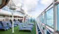 Royal Princess sunbeds on pooldeck