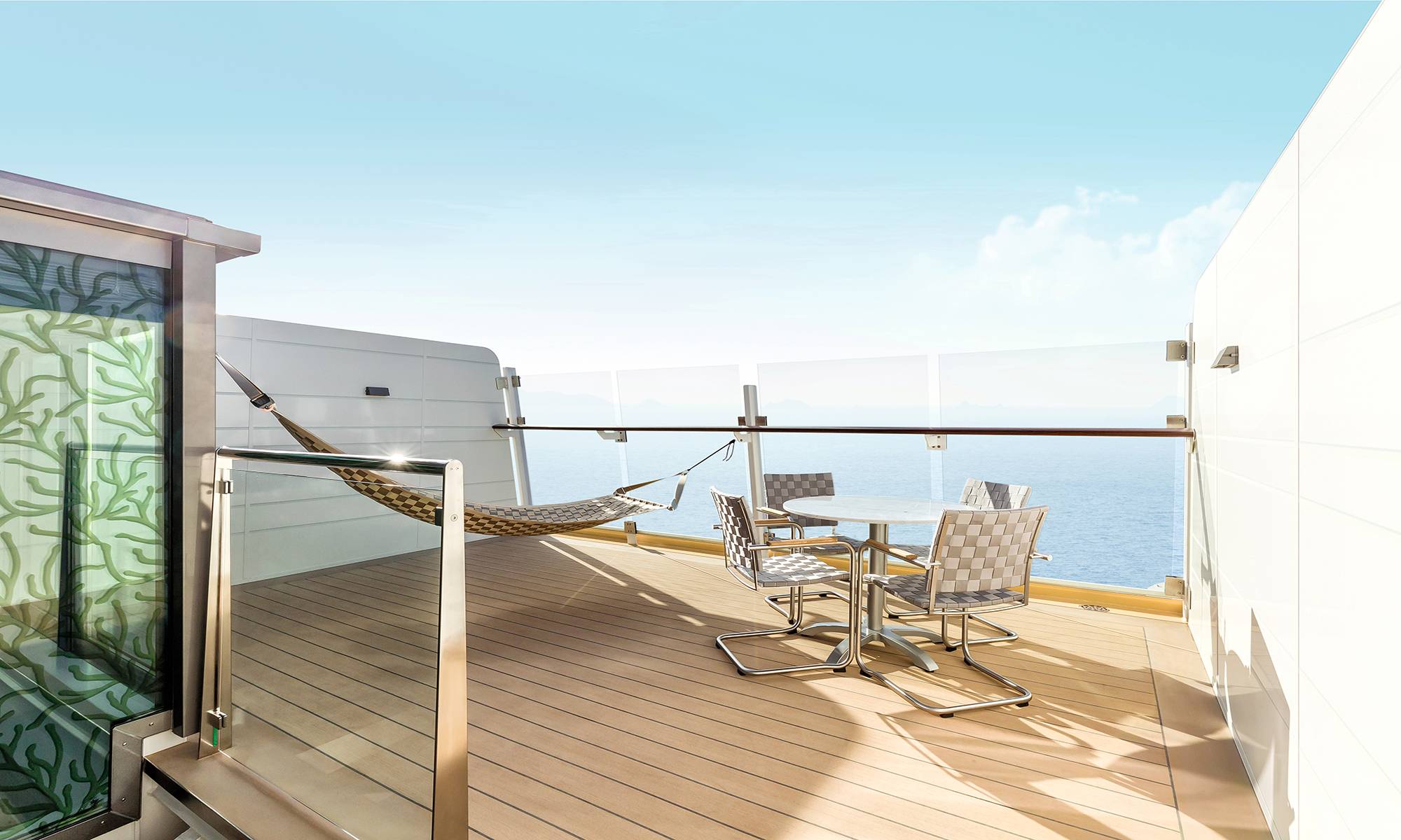 Mein Schiff 4 Himmel & Meer Suite Balkon