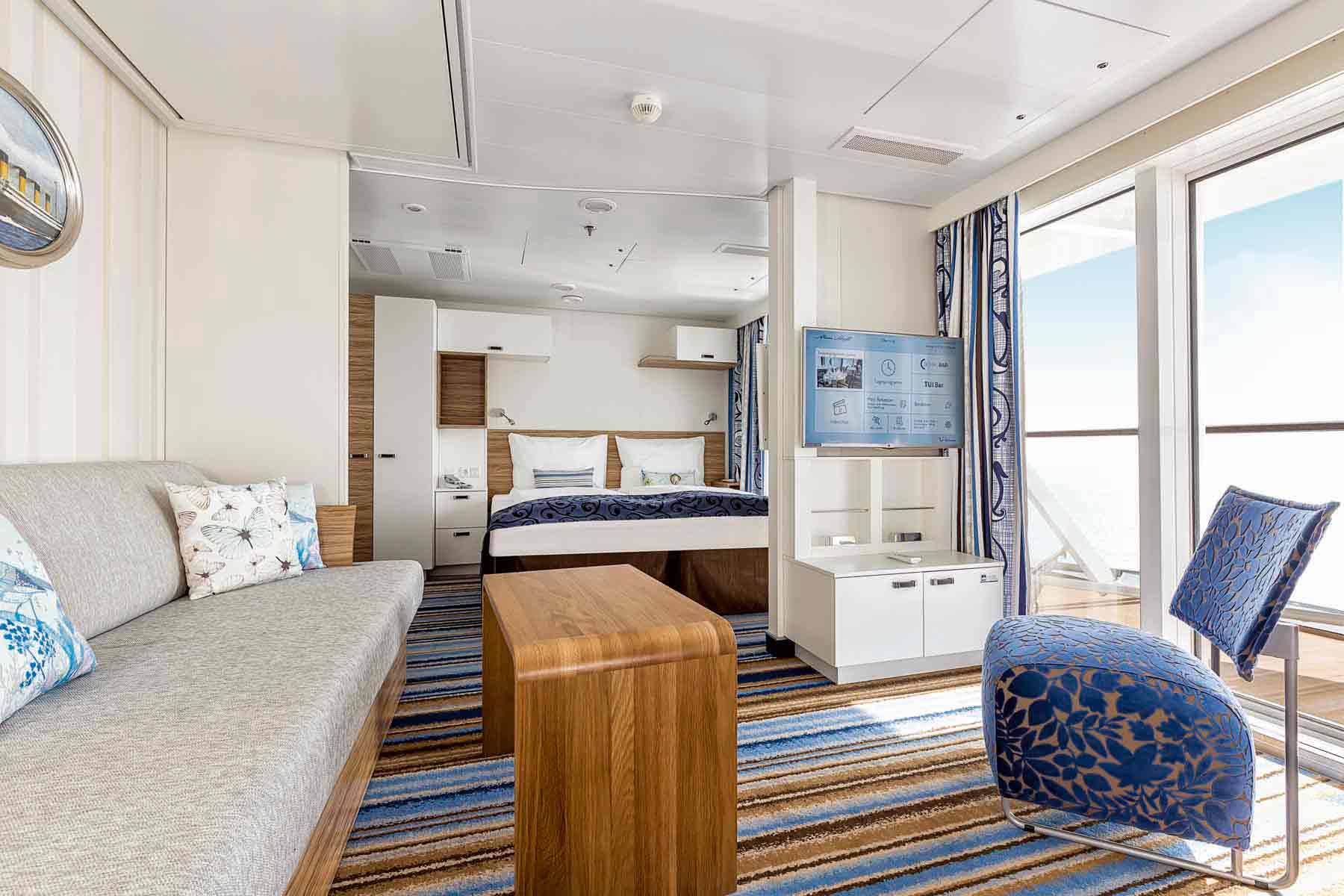 Mein Schiff 6 Familienkabine Balkon