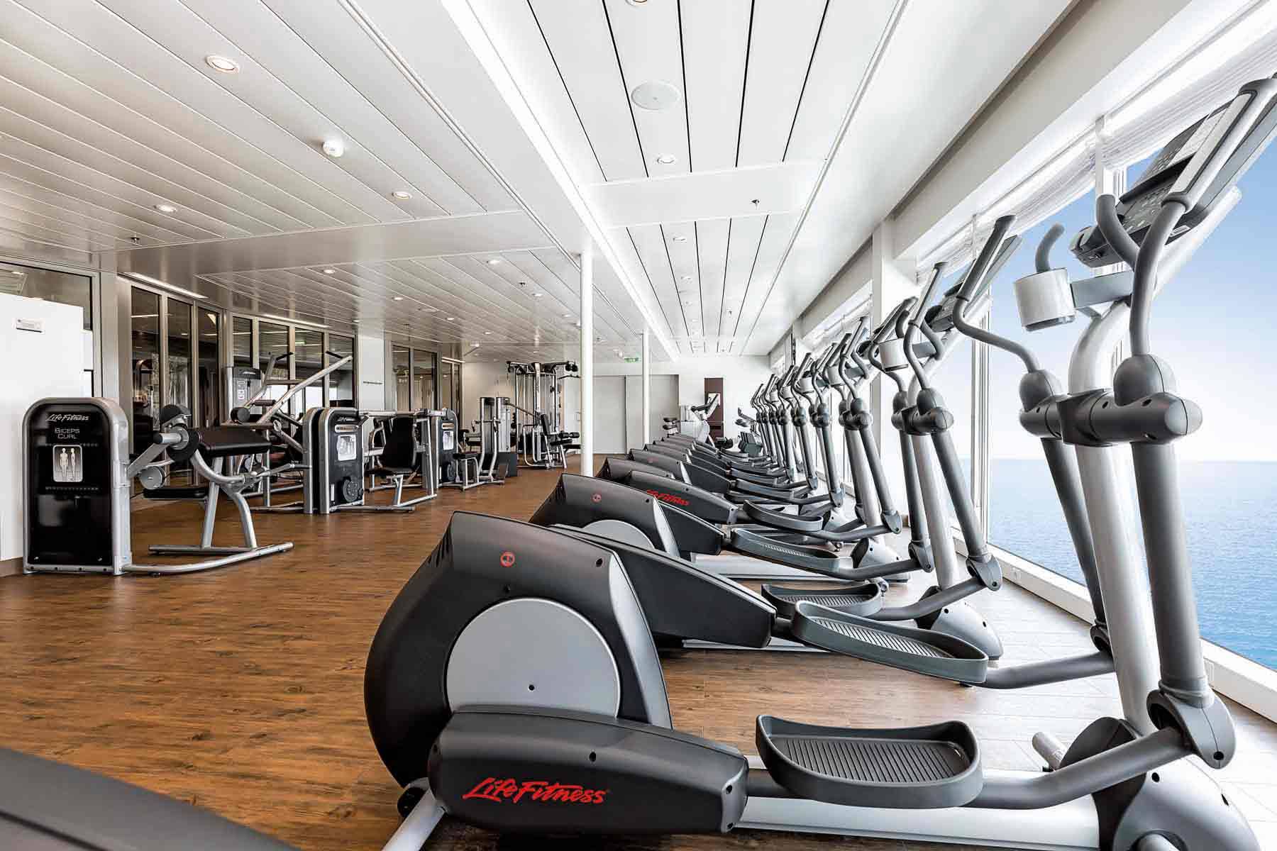 Mein Schiff 6 Fitnessstudio