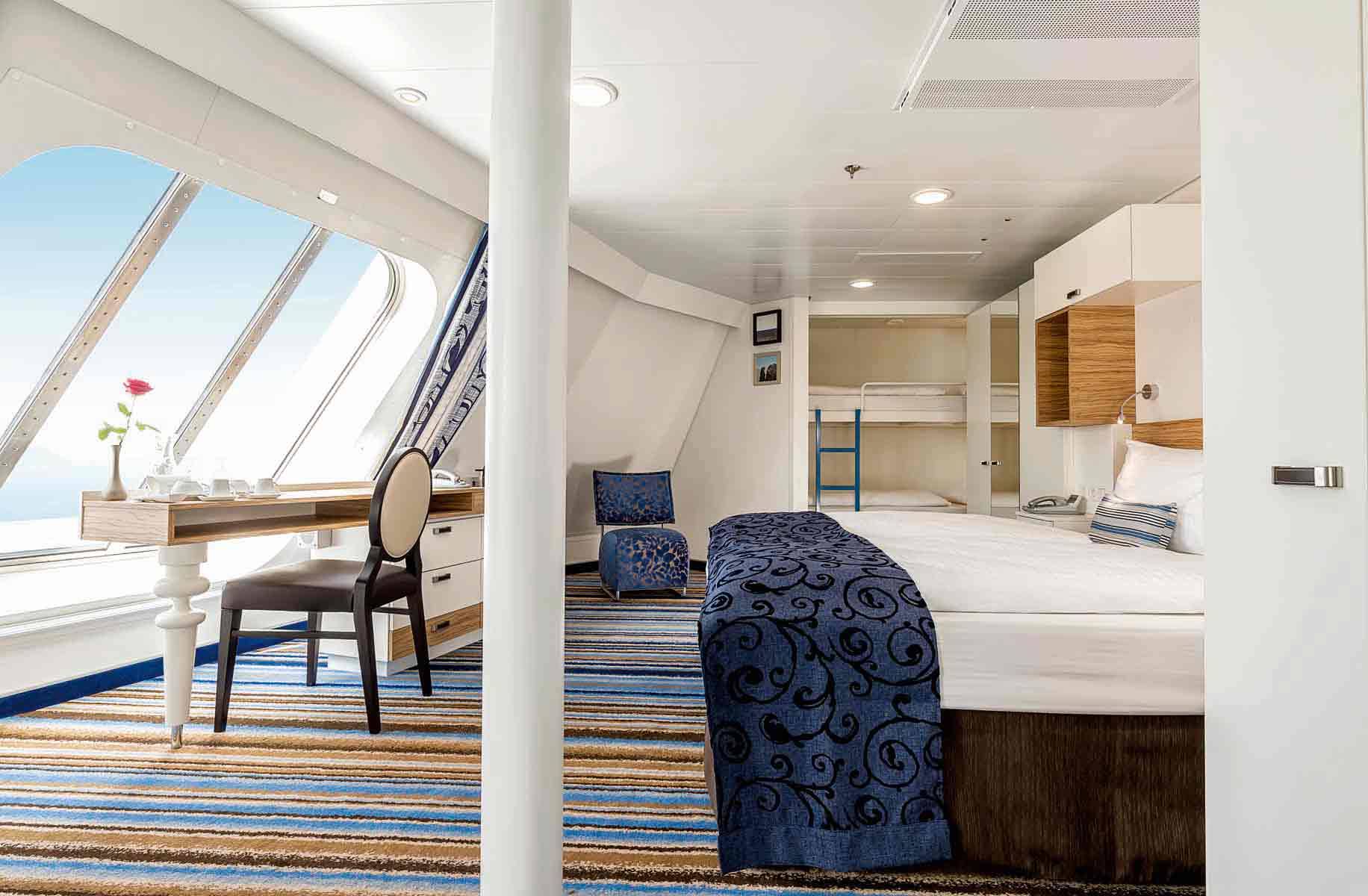 Mein Schiff 6 Familienkabine Außen