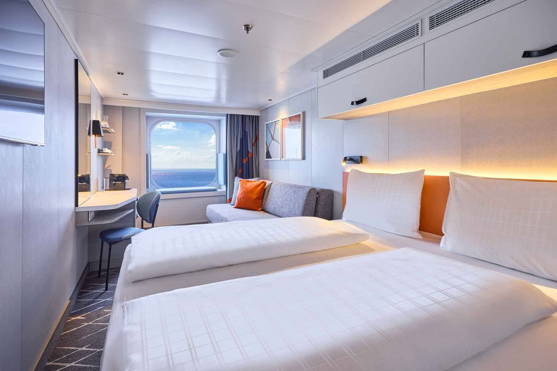 Mein Schiff Relax oceanview stateroom standard