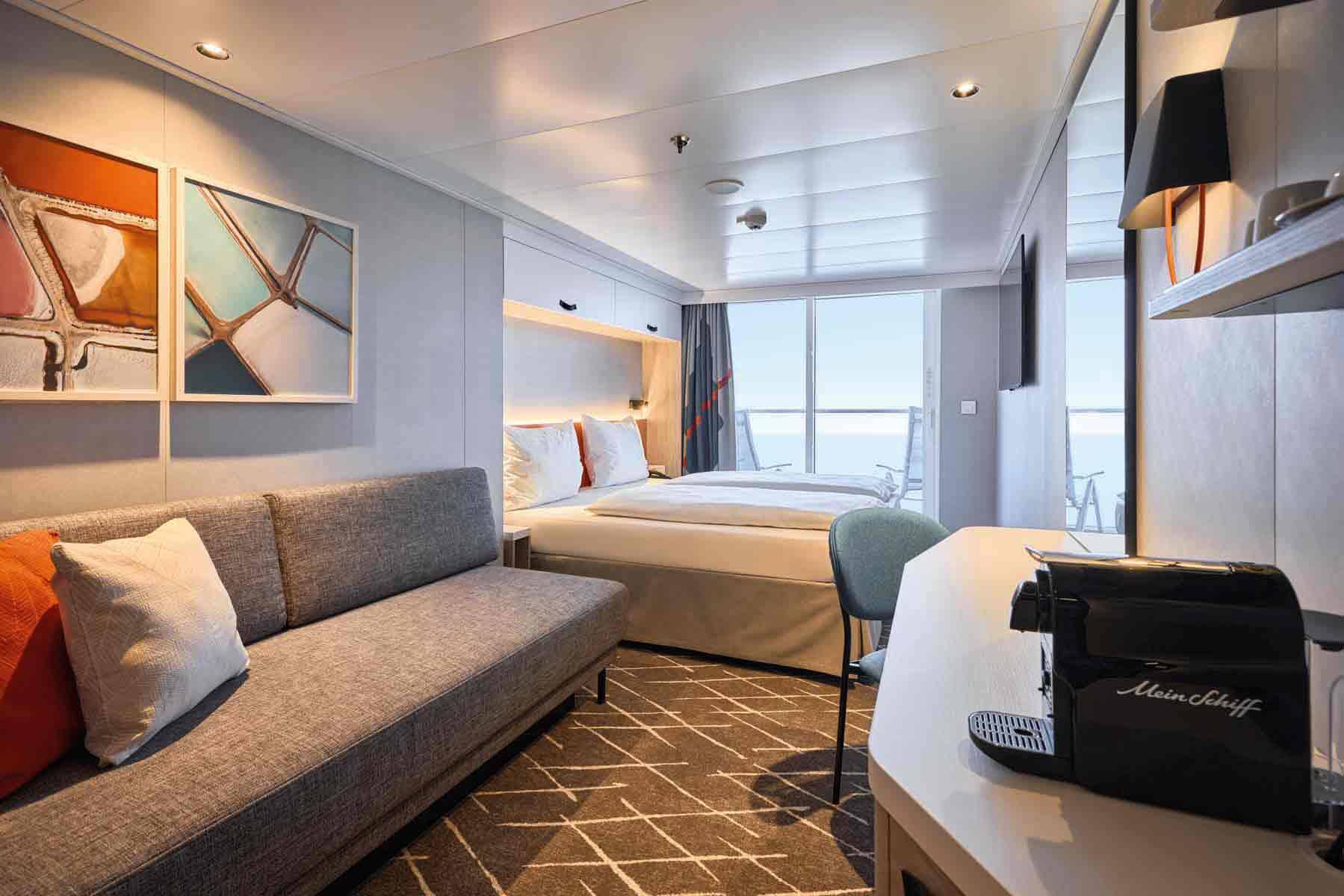 Mein Schiff Relax balcony stateroom double occupancy