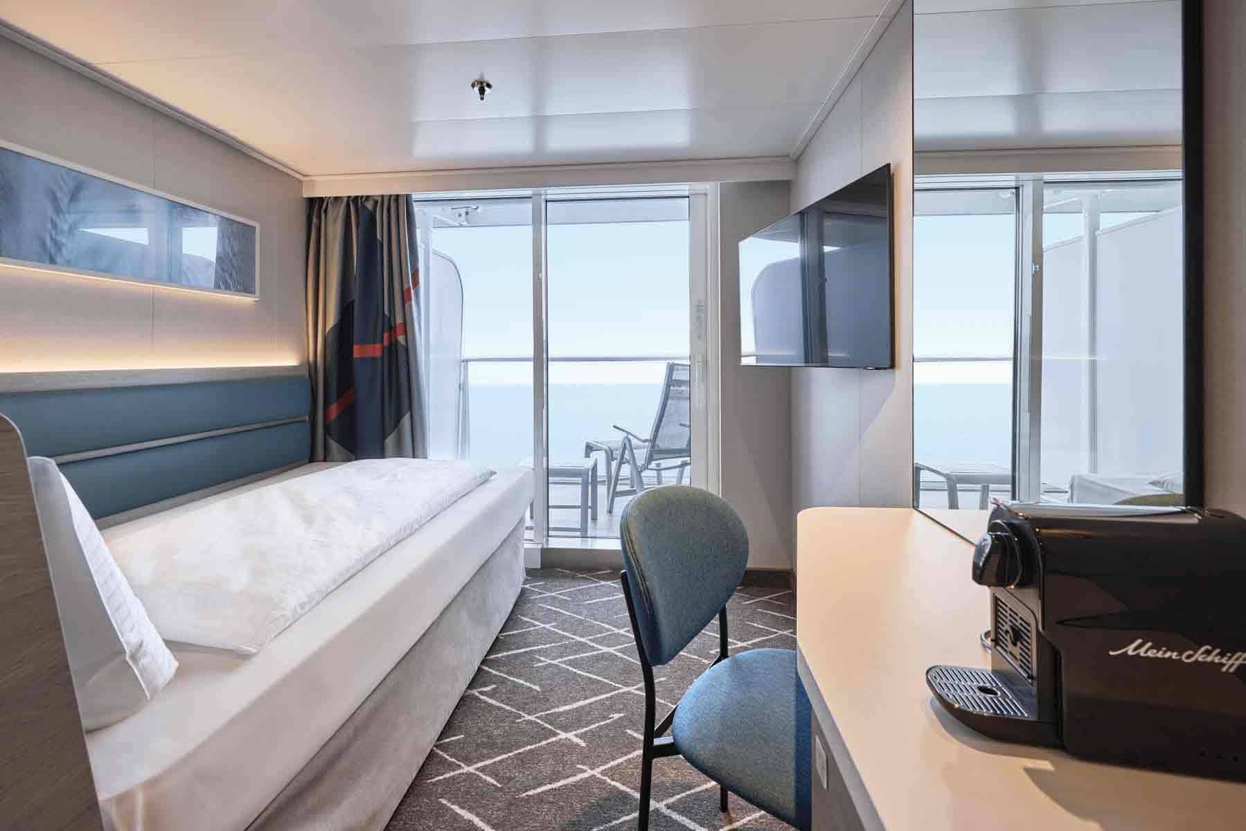 Mein Schiff Relax single balcony stateroom